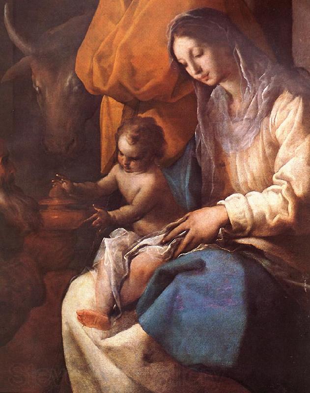 CAJES, Eugenio The Adoration of the Magi (detail) fd France oil painting art